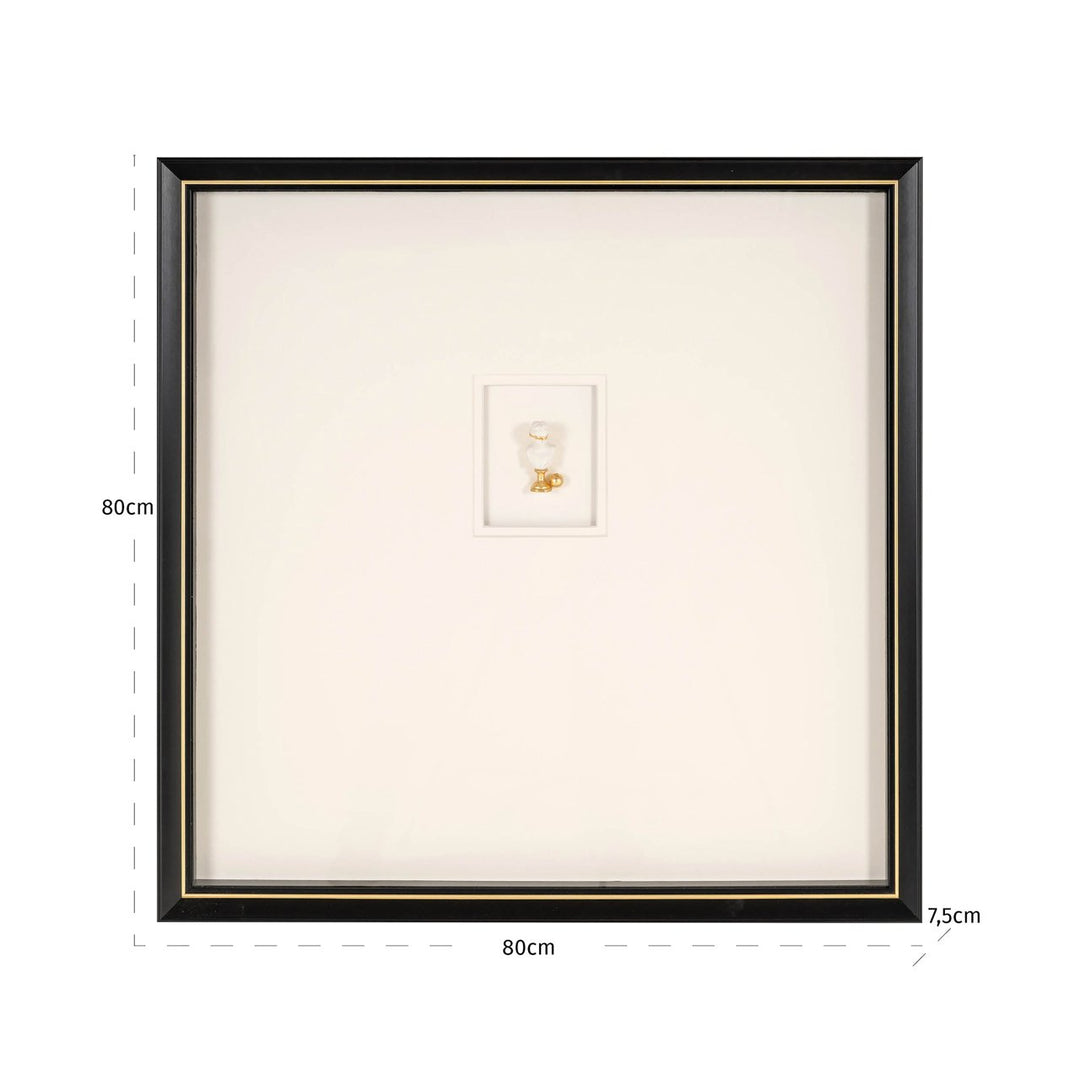 Wall art Danni black/white