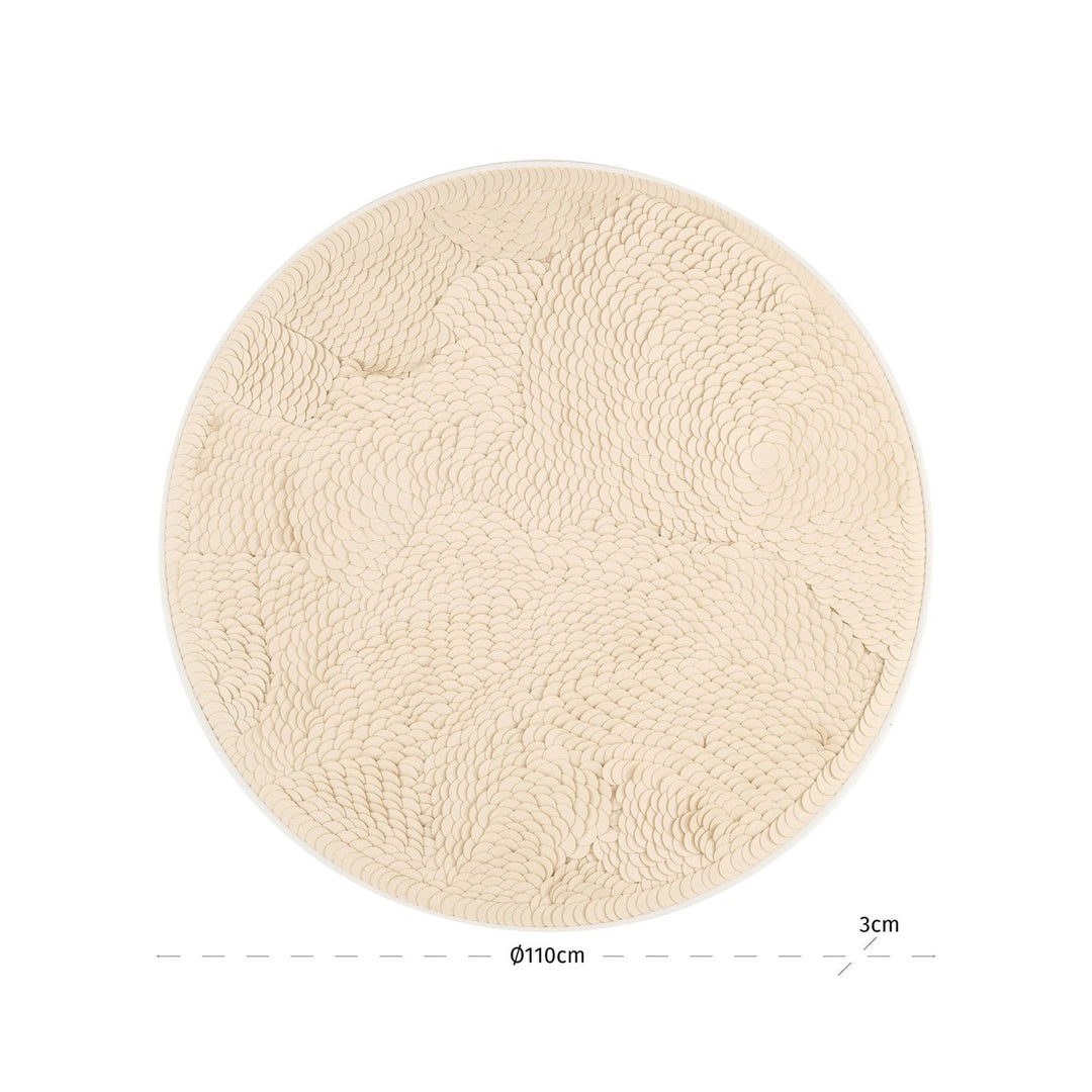 Wall art Flow white