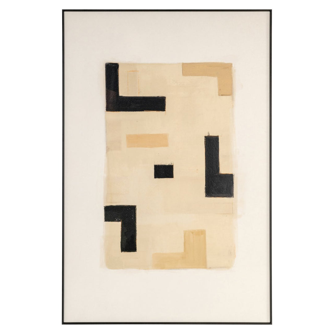 Wall art Vortex beige right