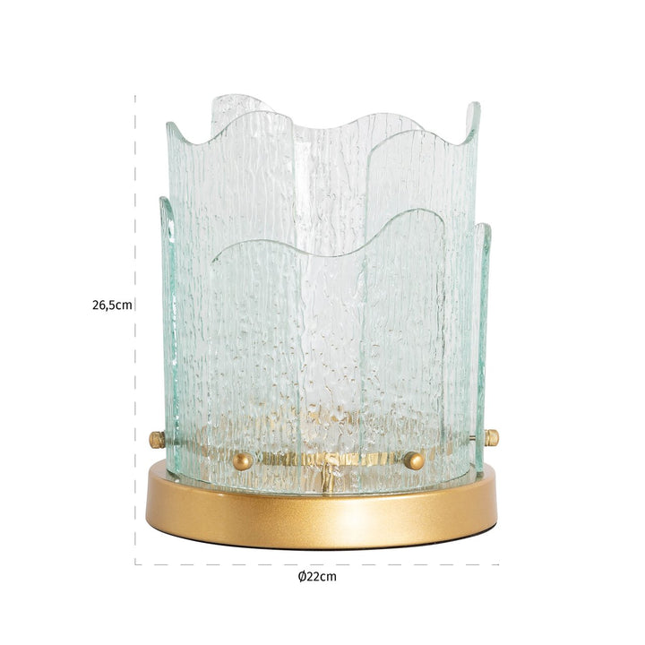 Windlicht Danila gold small