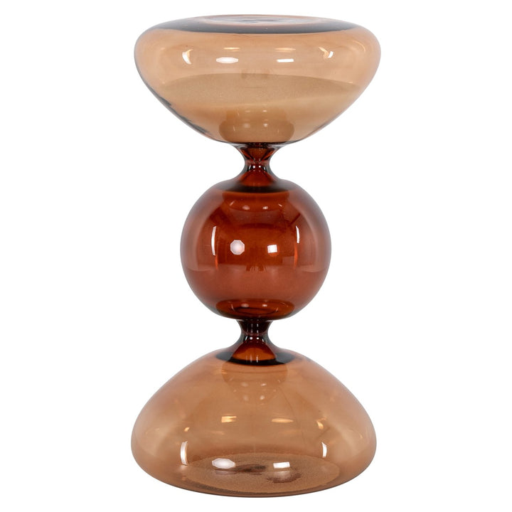 Decoratief object Elba brown hourglass small