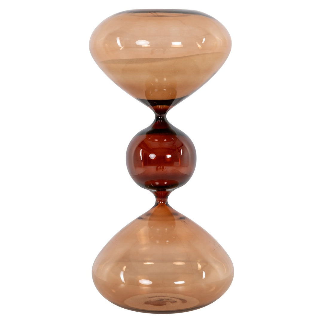 Decoratief object Elba brown hourglass large