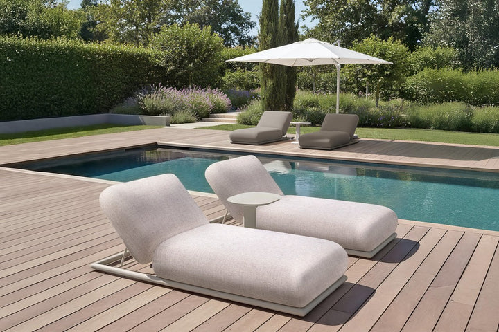 Outdoor bijzettafel Quinn light beige